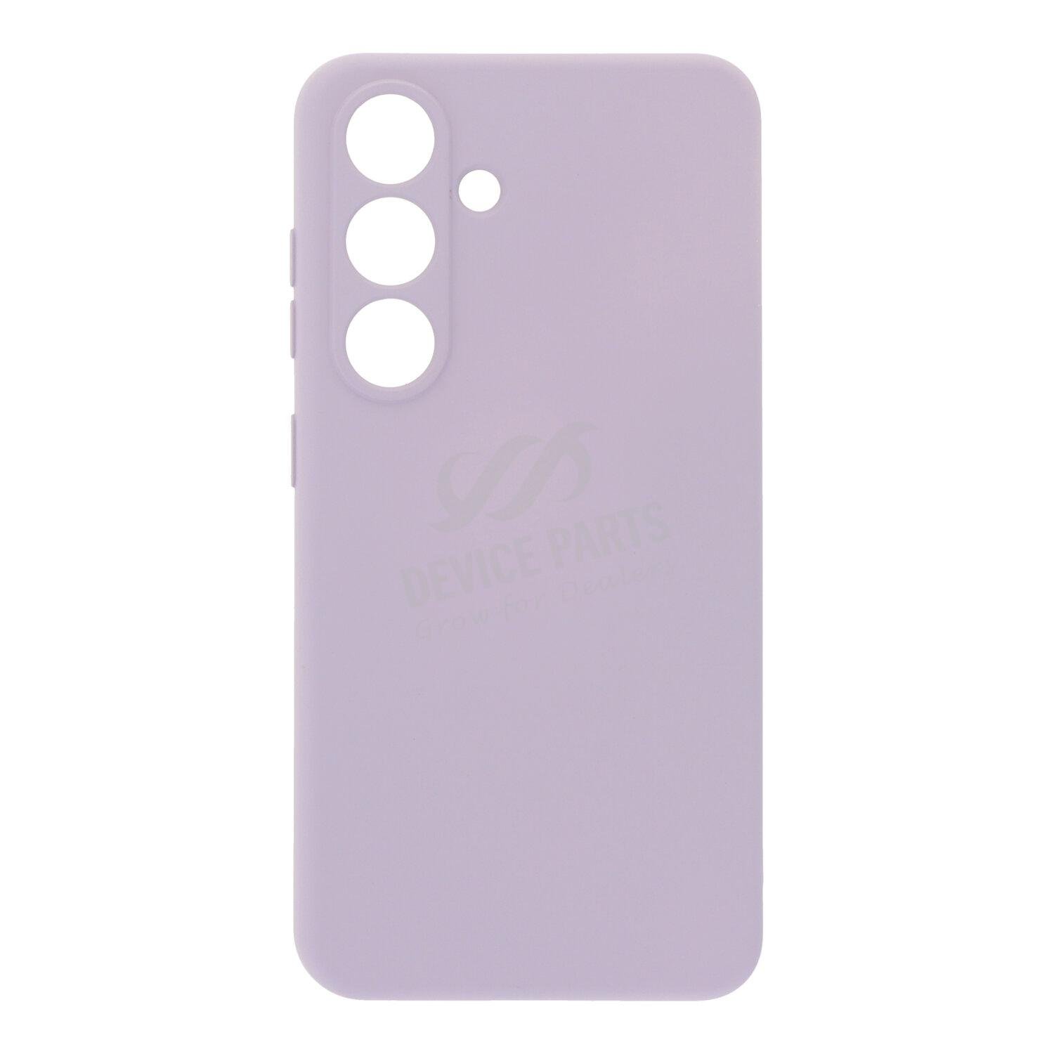 as159888e_2501225377_1.jpg Pure Color MagSafe Anti-drop Liquid Silicone Case for Samsung Galaxy S25 Purple - Image 1