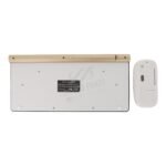 K908 Universal 2.4G Wireless Keyboard + Wireless Mouse Set without Battery Gold - Image 2