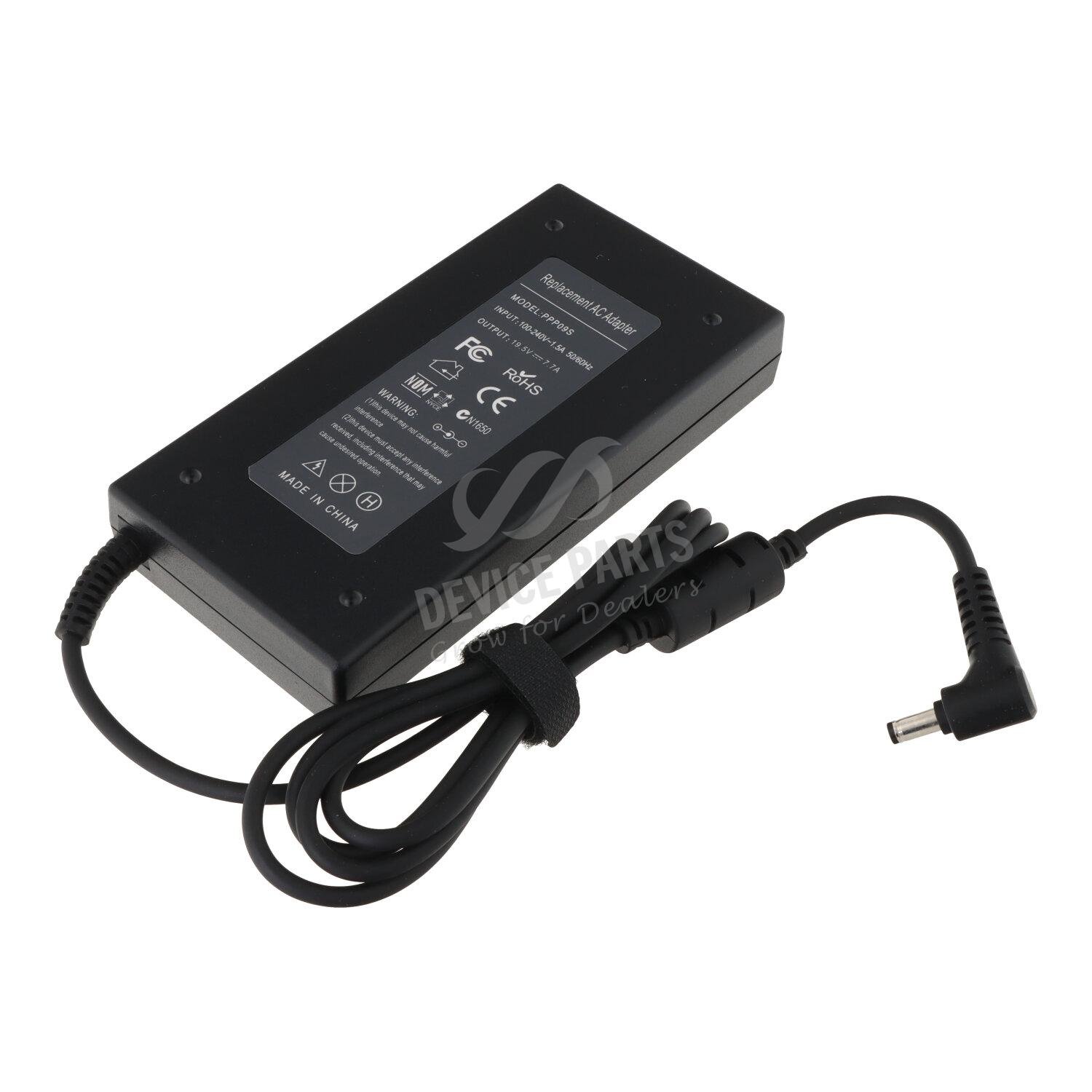as163583_2504087151_1.jpg 5.5*2.5mm 19.5V/7.7A/150W Power Supply Adapter without AC Cable HQ - Image 1