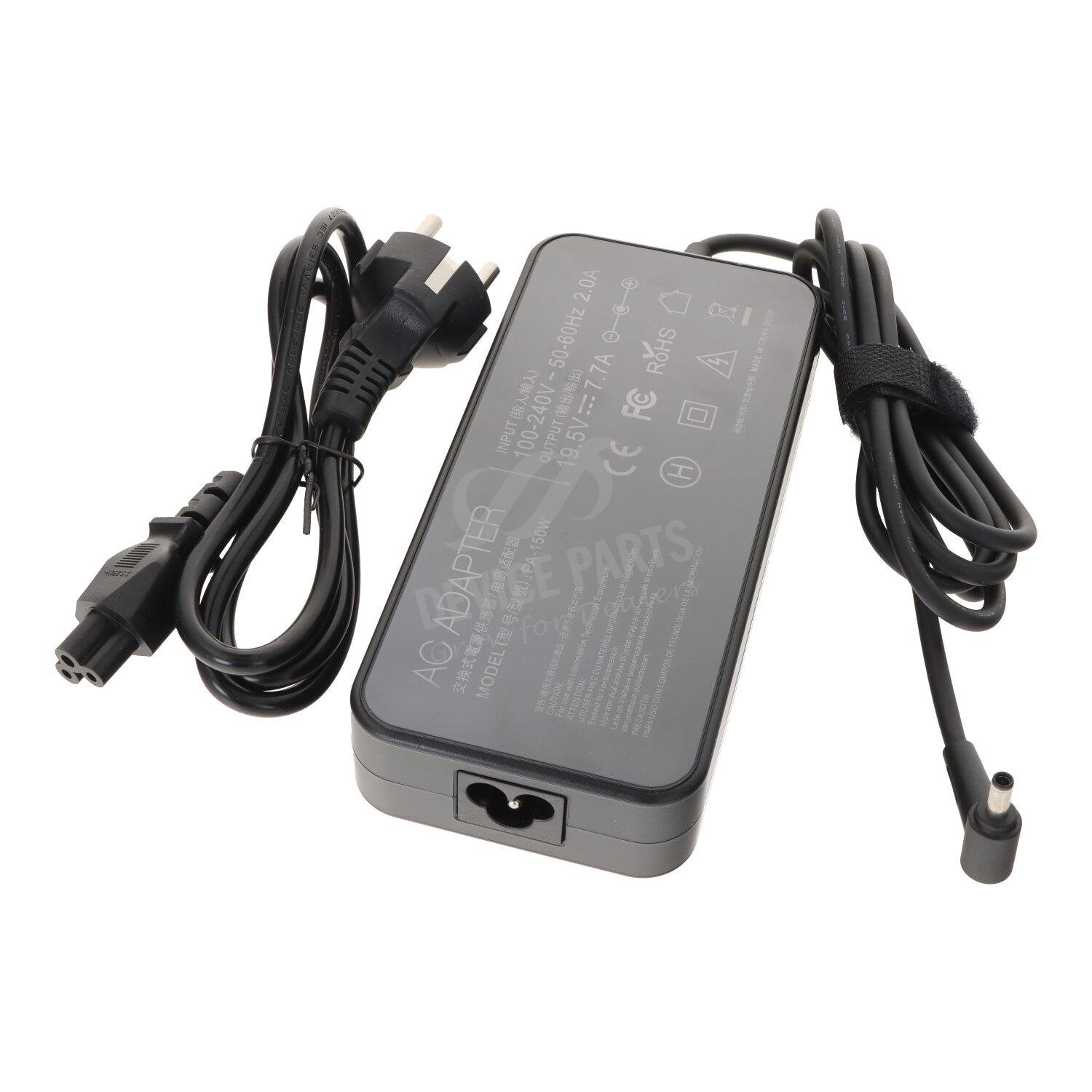 as163590_2507242729_1.jpg 4.5*3.0mm 19.5V/7.7A/150W Power Supply Adapter with AC Cable HQ EU Plug - Image 1
