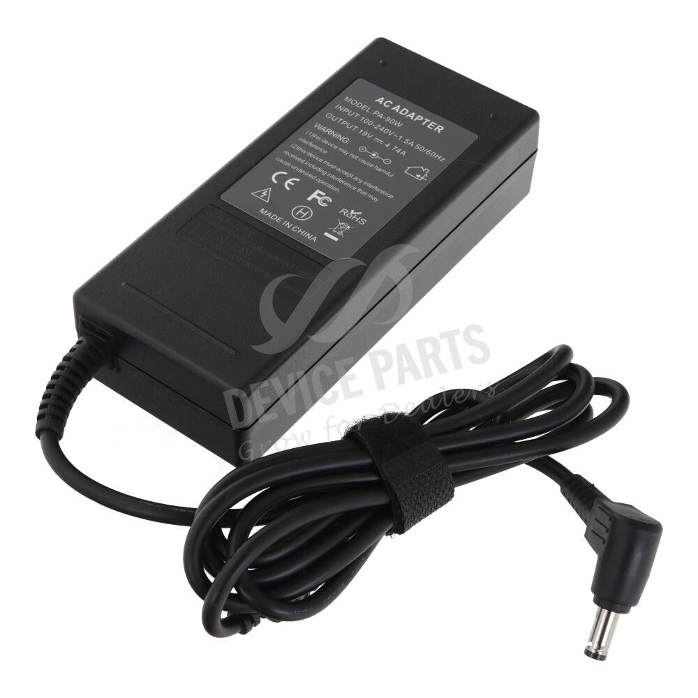 as163593_2504019052_1.jpg 5.5*2.5mm 19V/4.74A/90W Power Supply Adapter without AC Cable HQ - Image 1
