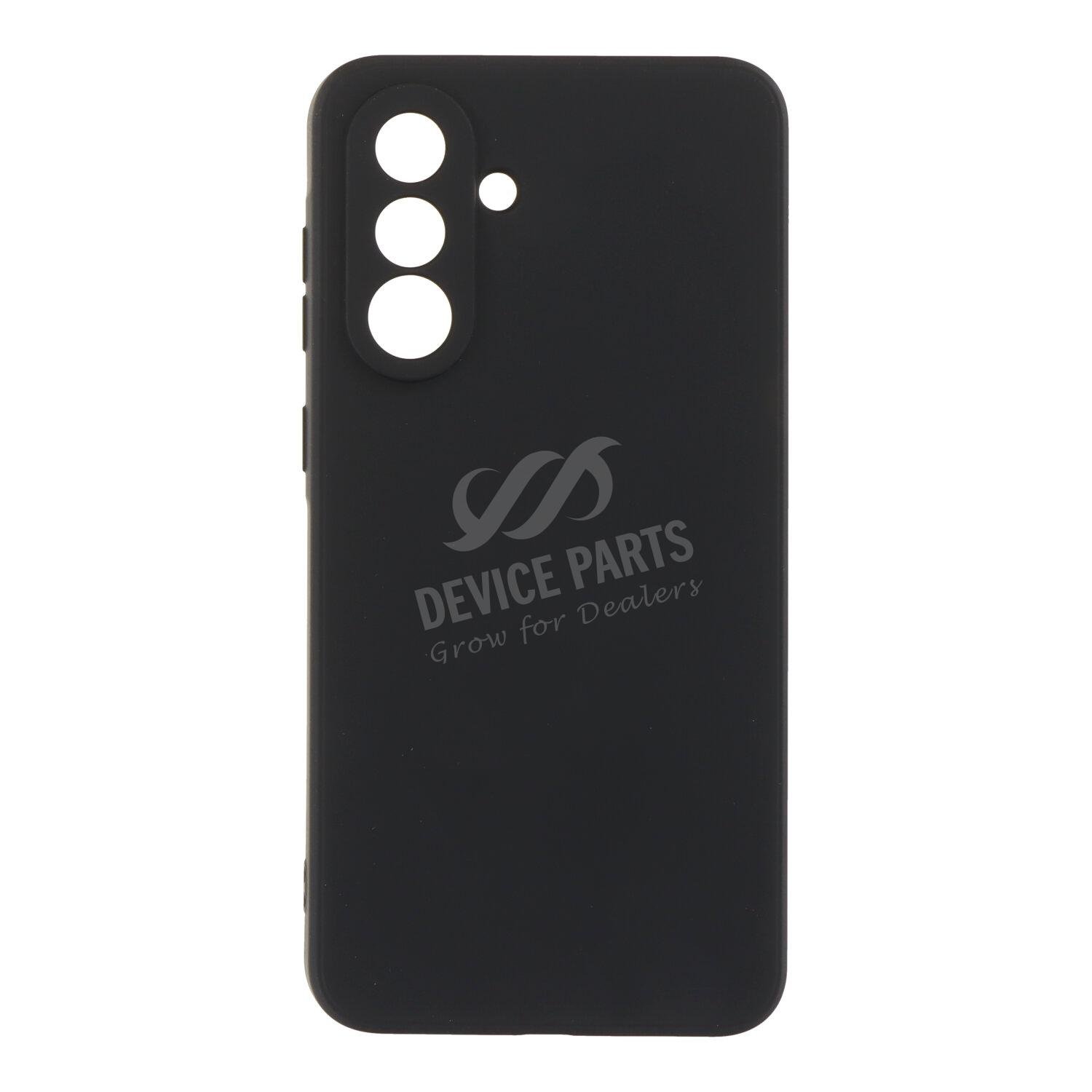 as165570a_2504275476_1.jpg Full Pure Color Liquid Silicone Case for Samsung Galaxy A36 Black - Image 1