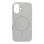 Liquid Metal Skin Feel Magnetic Case for iPhone 16 Silver