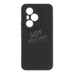 Full Pure Color Liquid Silicone Case for Honor 400 Pro Black