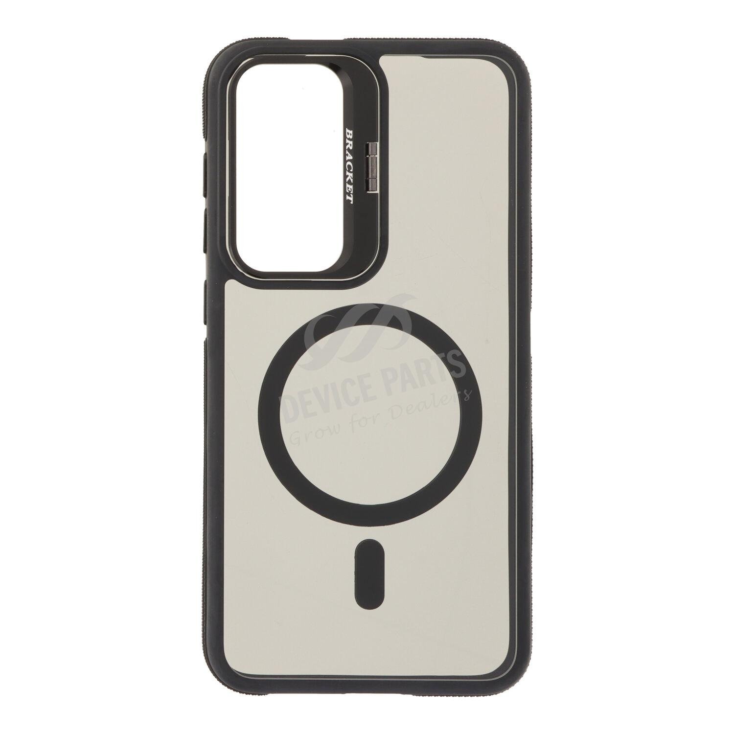 as171584_2508066190_1.jpg Dual Color Shockproof Magsafe Case with Metal Lens Holder for Samsung Galaxy S25+ Grey - Image 1