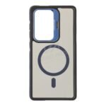 Battery Door with Adhesive for iPhone 12 Large Hole Blue OEM