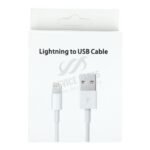1M Lightning to USB Cable with Package for iPhone 5-8 Plus/iPad 4/iPad Air/iPad Air 2 White Ori - Image 2